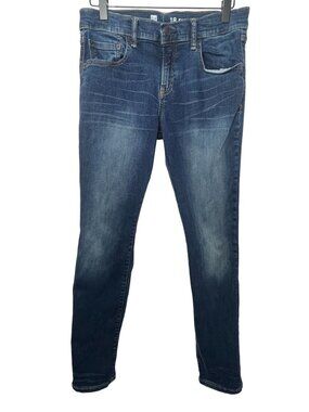 Gap Kids Super Skinny Jeans Girls Size 18 Dark Wash Stretch Denim
